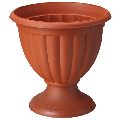 Blomsterpotter på fot 35cm brun