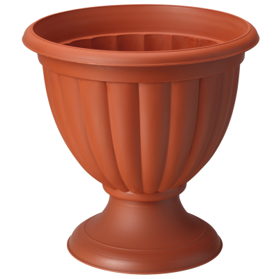 Blomsterpotter på fot 35cm brun
