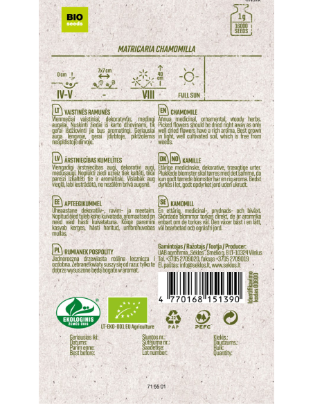 Kamille Frø ORGANIC