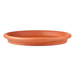 Potteskål brun 13cm leire