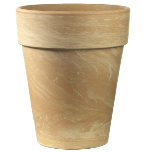 Keramikkpotte lys brun 31x37cm