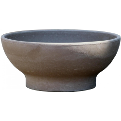 Leirpotte grå 39x15cm MALOJA