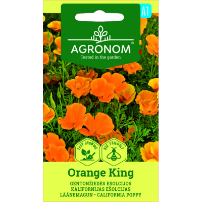 Kaliforniavalmue ORANGE KING