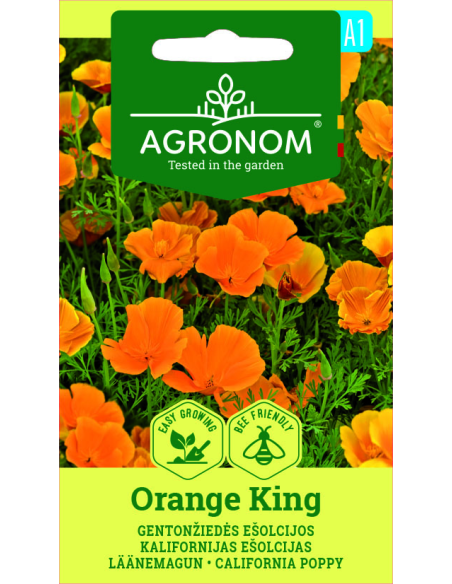 Kaliforniavalmue ORANGE KING