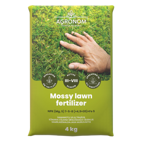 Gjødsel til plener med mose 4kg