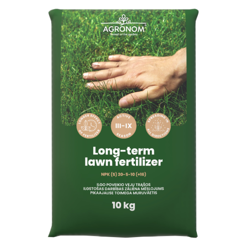 Langtidsvirkende gjødsel for plener 10 kg