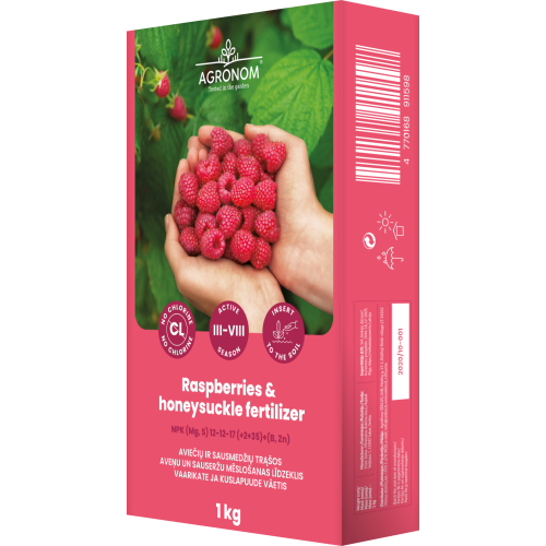 Gjødsel for bringebær, bjørnebær og bærbusker 1 kg
