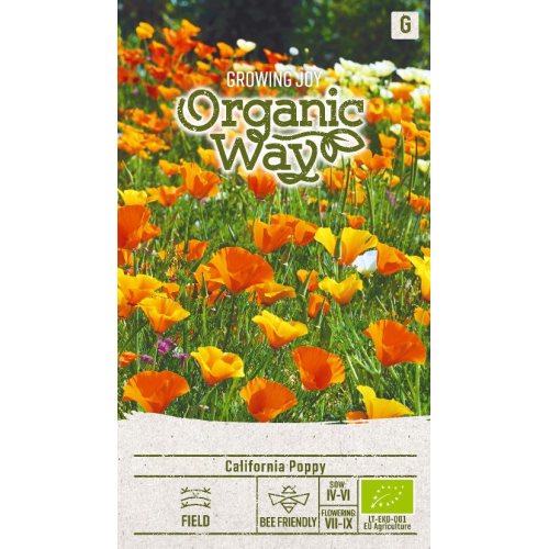 Kaliforniavalmue ORGANIC