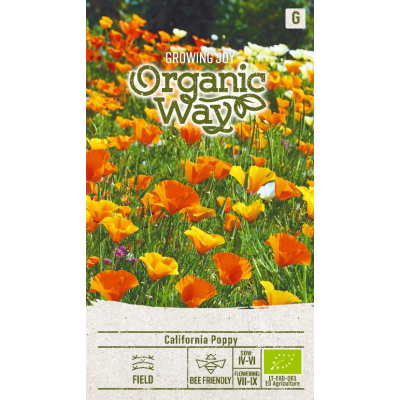 Kaliforniavalmue ORGANIC
