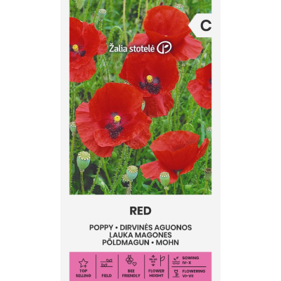 Kornvalmue Red