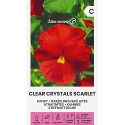 Stemorsblomster CLEAR CRYSTALS SCARLET