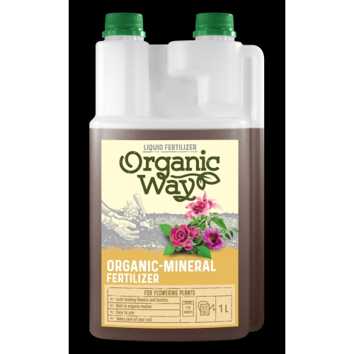 Organisk-mineralgjødsel for blomster og blomstrende busker 1 L