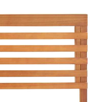 Utendørs hjørnebenk 140 cm heltre akasie