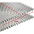 Kanal Polykarbonatplater 6mm (Bredde1.05m)